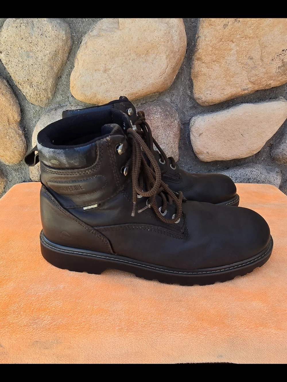 Wolverine Floorhand W10643 Waterproof Leather Work Boots Men’s 12M Brown.